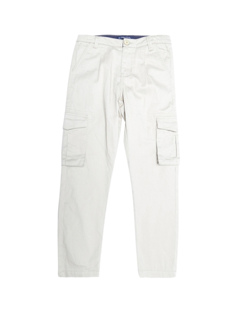 

Allen Solly Junior Boys White Regular Fit Solid Cargos