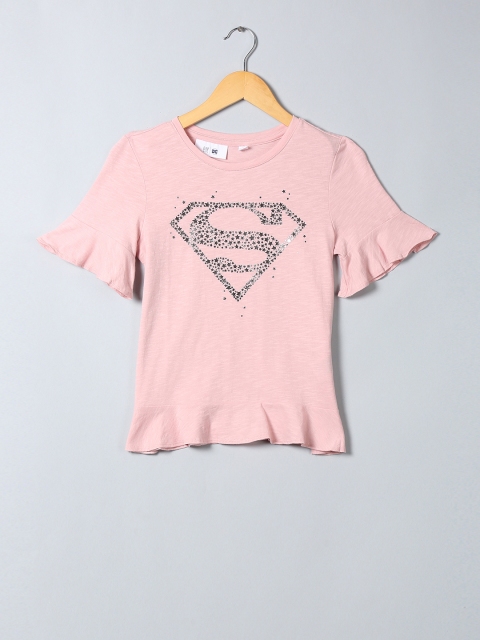 

GAP Girls' Wonder Woman Graphic Top, Pink