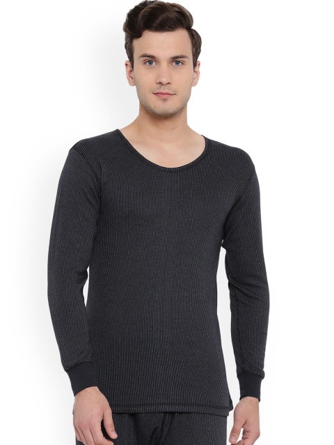 

Monte Carlo Men Black Striped Thermal Top BBAPLMC67012_XL