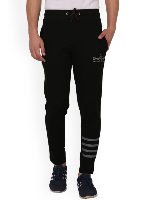 

Oneliner Men's Black Slim Fit Trackpant