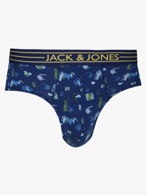 

Blue Printed Regular Fit Brief