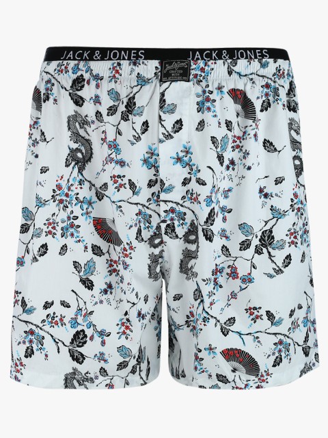 

White Printed Boxer