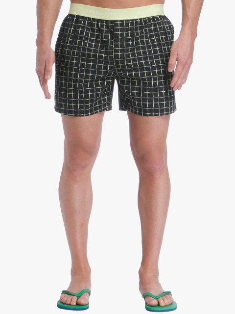 

Black Checked Pure Cotton Boxers
