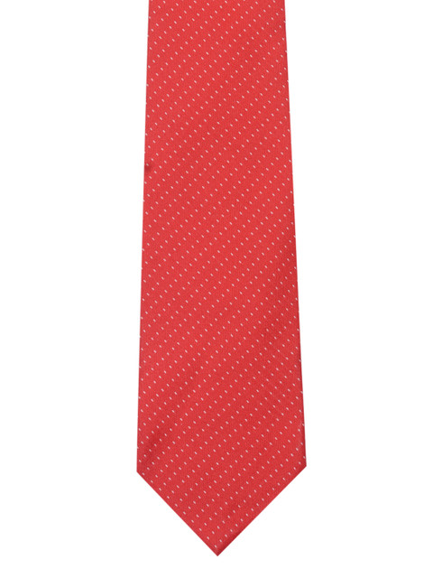

Tossido Red Woven Design Broad Tie