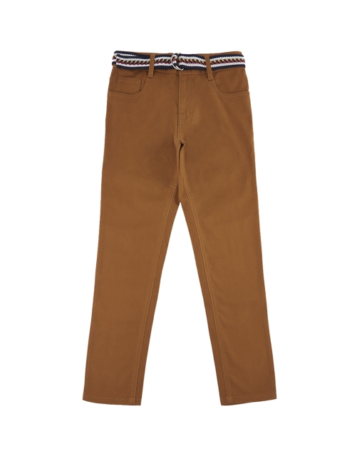 

POPPERS by Pantaloons Boys Khaki Slim Fit Solid Regular Trousers