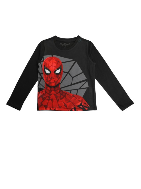 

Marvel by Wear Your Mind Boys Black Printed Round Neck T-shirt