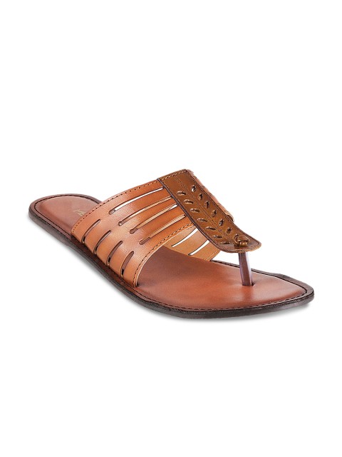 

Metro Women Tan Brown Solid T-Strap Flats