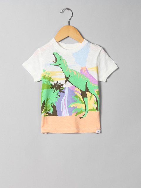 

GAP Boys White Graphic T-Shirt