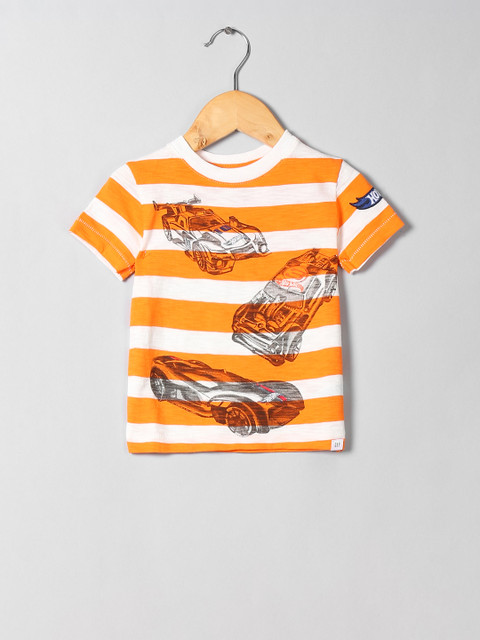 

GAP Boys Orange Hot Wheels Graphic T-Shirt