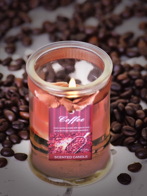

Archies Love Gifts Love Gifts Brown Scented Candle With Glass Jar