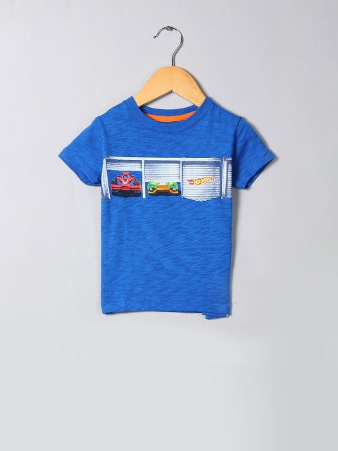 GAP Boys Blue Hot Wheels Graphic T-Shirt