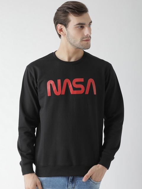 

GRIFFEL Men Black Printed Sweatshirt