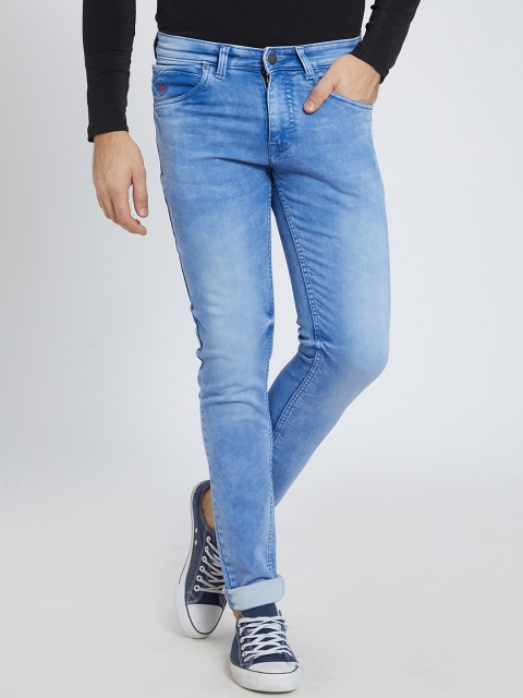 

Road Rockers Men Blue Skinny Fit Low-Rise Clean Look Stretchable Jeans