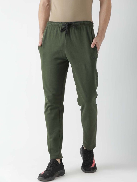 

GRIFFEL Men Green Straight-Fit Trackpant
