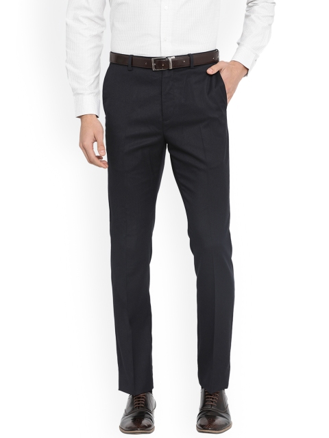 

Arrow New York Men Black Tapered Fit Solid Formal Trousers