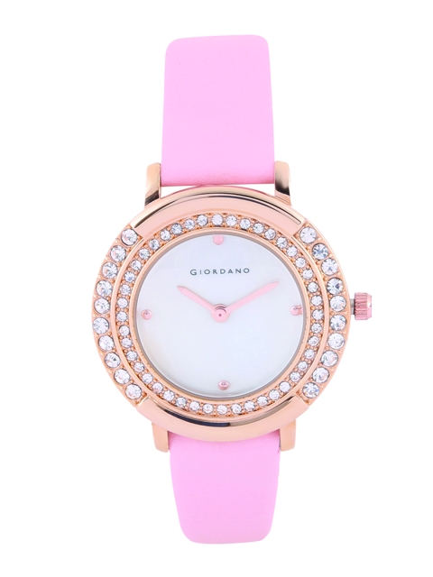 

GIORDANO Women White Analogue Watch C2132-01