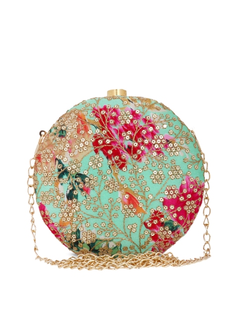 

Anekaant Women Multicoloured Printed Clutch, Multi