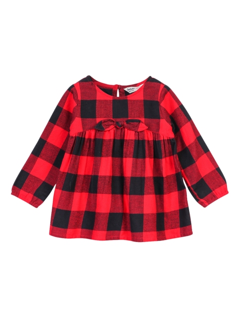 

Beebay Girls Red & Black Checked Fit & Flare Dress