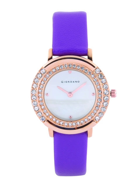 

GIORDANO Women White Analogue Watch C2132-03
