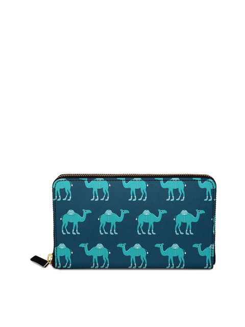 

DailyObjects Women Blue Zip Around Wallet