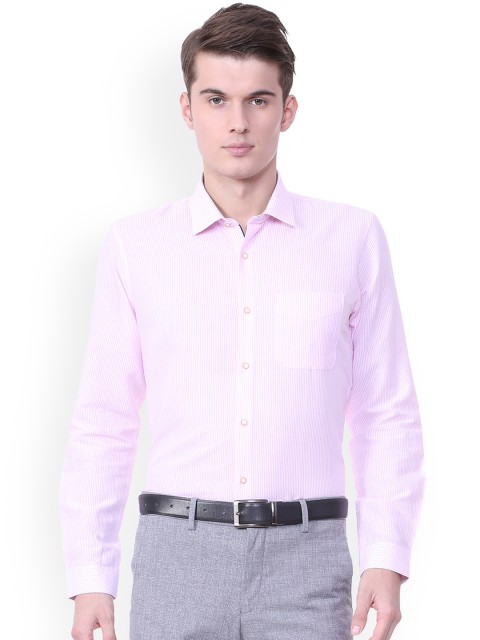 

Peter England Men Lavender Checked Slim Fit Formal Shirt
