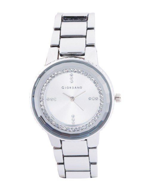 

GIORDANO Women Silver-Toned Analogue Watch C2158-11