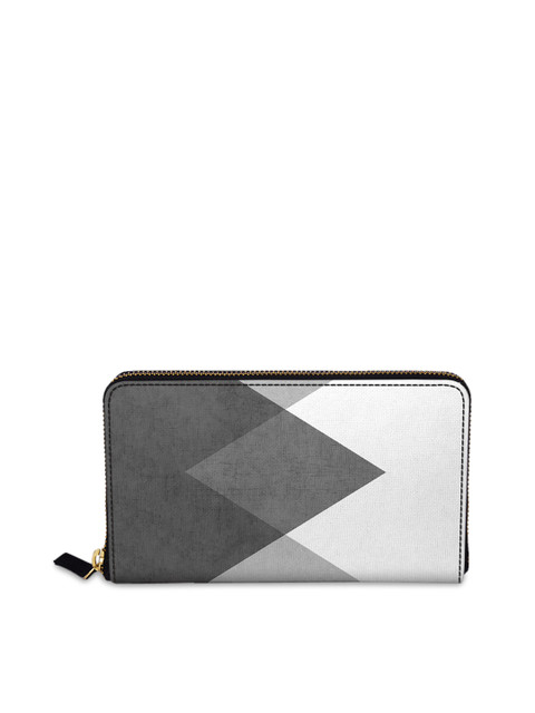 

DailyObjects Women White & Grey Zip Around Wallet