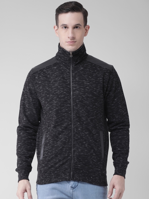 

Club York Men Black Solid Sweatshirt