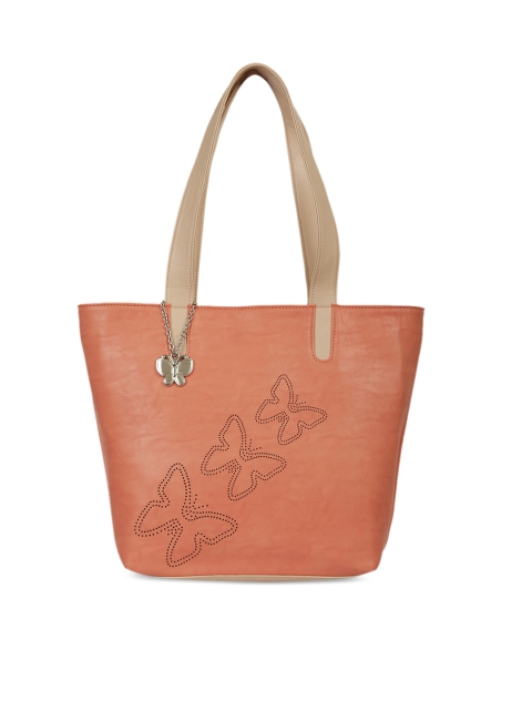 

Butterflies Orange Printed Shoulder Bag