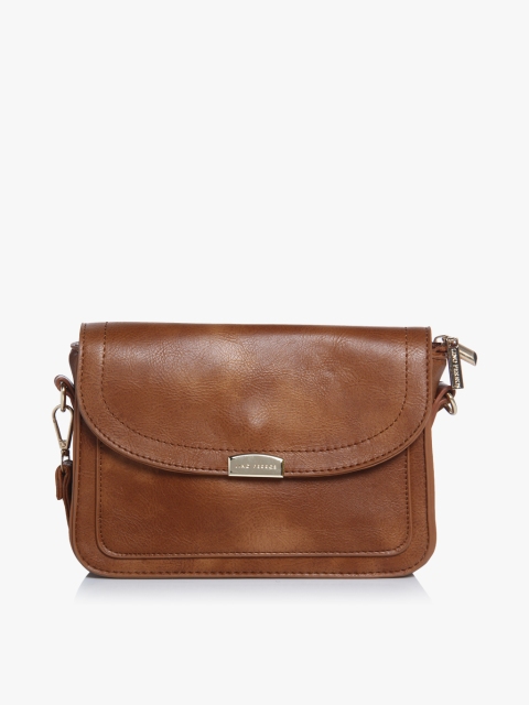 

Tan Polyurethane (Pu) Sling Bag