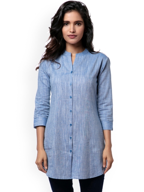 

Soch Blue Solid Tunic