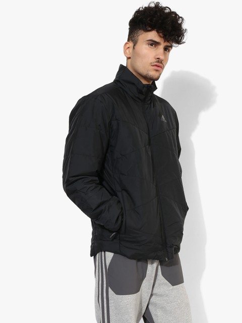 

Bsc Insulated Black Solid Quilted Jacket