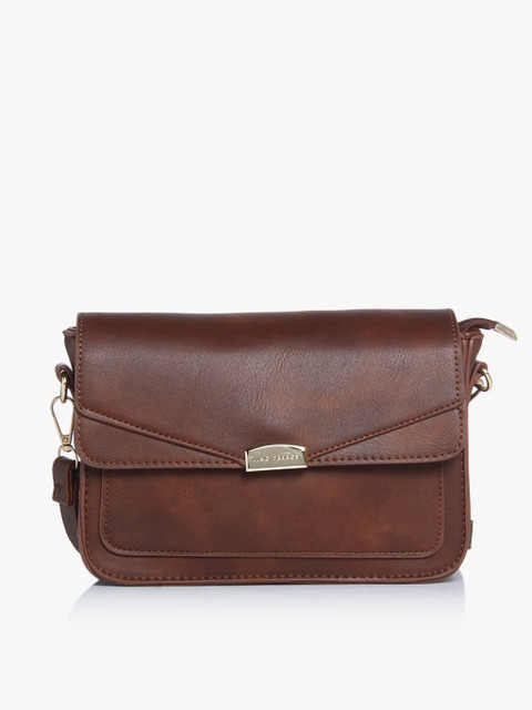 

Brown Polyurethane (Pu) Sling Bag