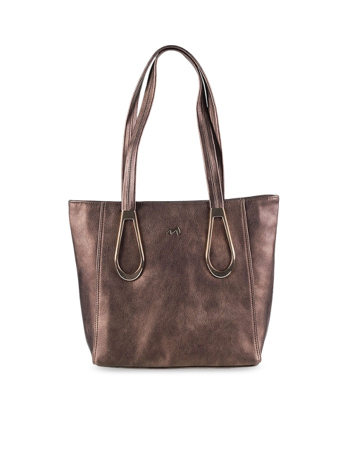 

Metro Bronze-Coloured Textured Shoulder Bag