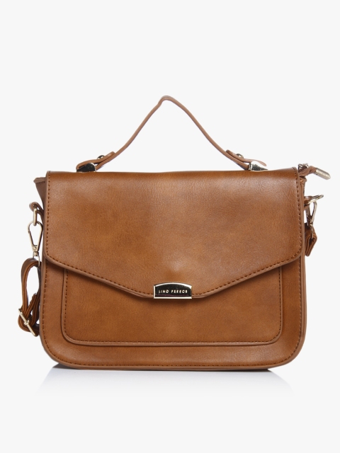 

Tan Polyurethane (Pu) Sling Bag