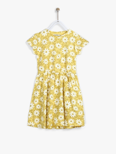 

Yellow Casual Dress