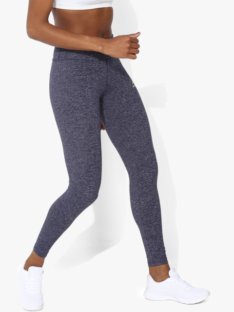 

Alcis Women Navy Blue Solid Cropped Tights