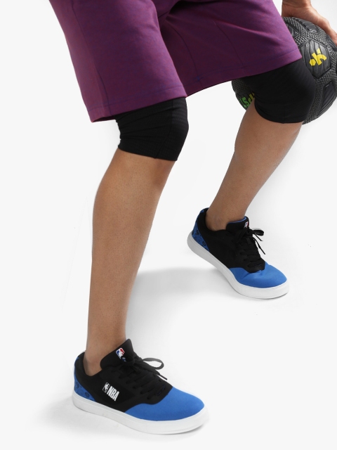 

Black Blue Low Top Sneakers