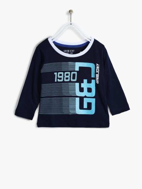 

Navy Blue Pure Cotton T-shirt