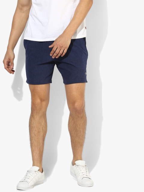 

Navy Blue Printed Shorts