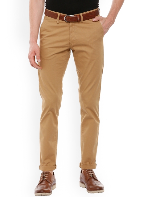 

Van Heusen Sport Men Khaki Slim Fit Solid Chinos