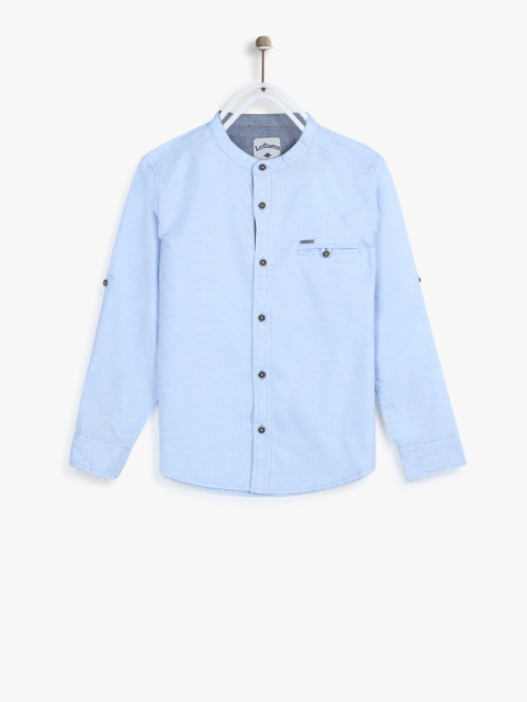 

Blue Regular Fit Casual Shirt