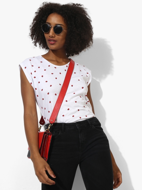 

White Printed T-Shirt