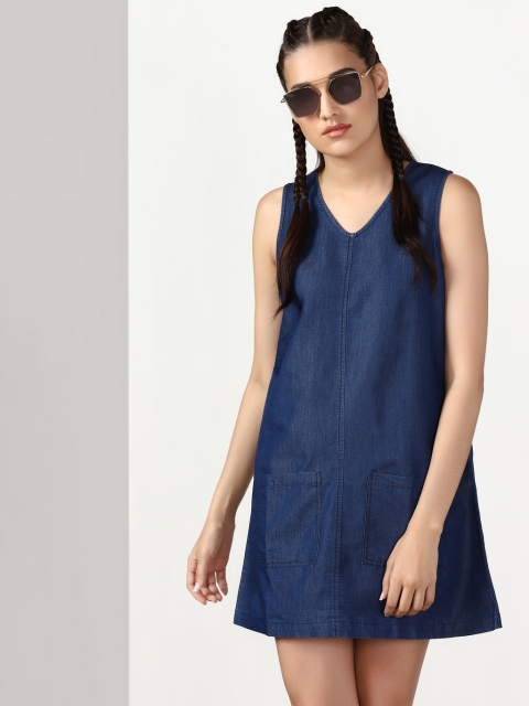 

Navy Blue Shift Dress