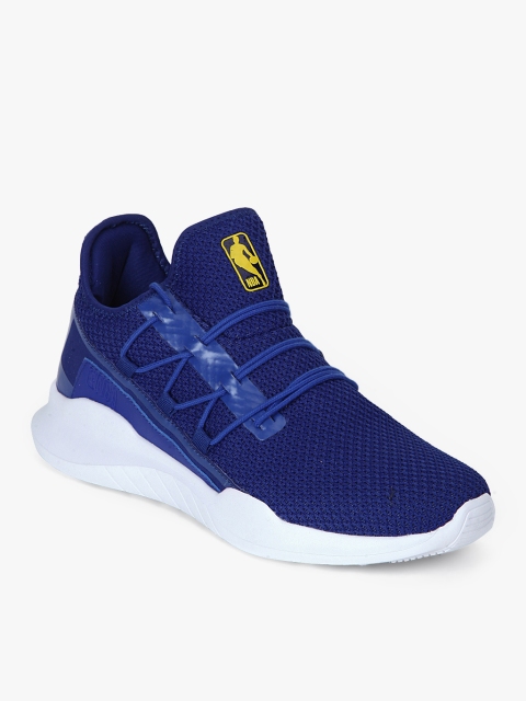 

NBA Navy Blue Golden State Warriors Mid Top Sneakers