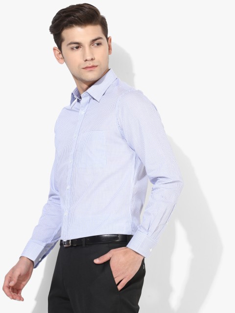 

White Solid Regular Fit Formal Shirt