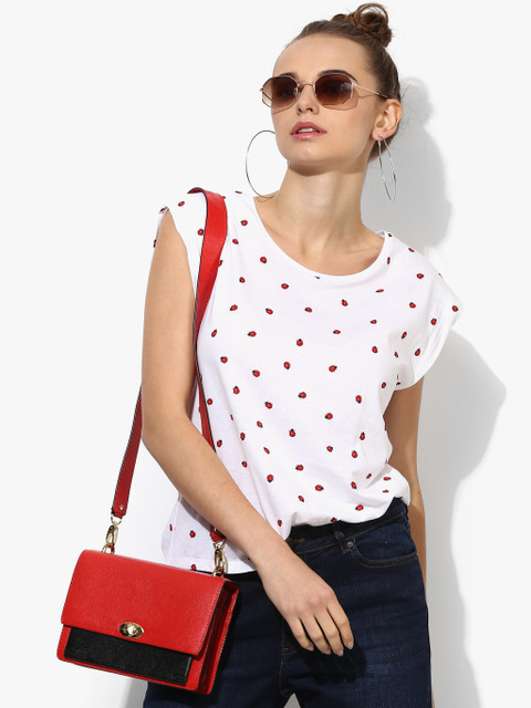 

White Printed T-Shirt