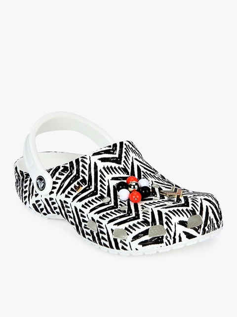 

Black Printed Clogs