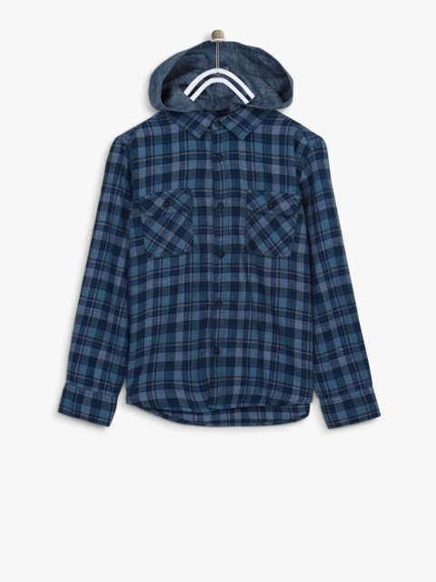 

Blue Regular Fit Casual Shirt