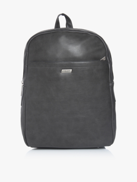 

Grey Polyester Backpack